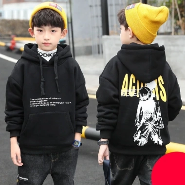 Áo hoodie nam WUKONG áo khoác nỉ bông thu đông cho bé trai 6-14 tuổi size 18-52kg giá 85k 14