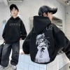 Áo hoodie nam WUKONG áo khoác nỉ bông thu đông cho bé trai 6-14 tuổi size 18-52kg giá 85k 19