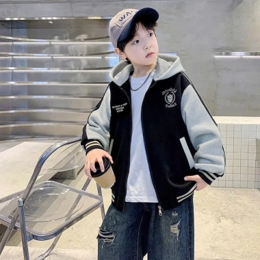 Áo hoodie nam WUKONG áo khoác nỉ bông thu đông cho bé trai 6-14 tuổi size 18-52kg giá 85k 23
