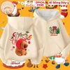 Áo Hoodie Nỉ Bông Noel Capybara Dễ Thương - Vải Mềm Ấm Giữ Nhiệt, Giá 214k 4