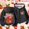 Áo Hoodie Nỉ Bông Noel Capybara Dễ Thương - Vải Mềm Ấm Giữ Nhiệt, Giá 214k 5