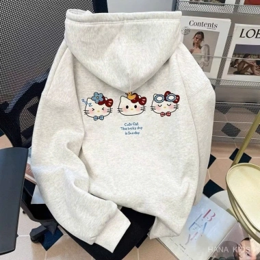 Áo Hoodie Nỉ Mèo Kitty Unisex Form Rộng – Thời Trang Thu Đông Nam Nữ, Nỉ Mềm Mịn Ấm Áp, Giá Ưu Đãi 185k 4 Áo Hoodie Nỉ Mèo Kitty Unisex Form Rộng – Thời Trang Thu Đông Nam Nữ, Nỉ Mềm Mịn Ấm Áp, Giá Ưu Đãi 185k 4