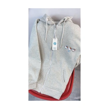Áo Hoodie Nỉ Mèo Kitty Unisex Form Rộng – Thời Trang Thu Đông Nam Nữ, Nỉ Mềm Mịn Ấm Áp, Giá Ưu Đãi 185k