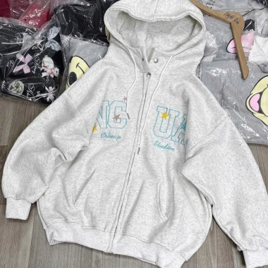 Áo Hoodie Nữ Form Rộng Nỉ Dày Dặn Mềm Mịn Thêu Chữ Xinh Phong Cách Học Và Đi Chơi 5 Áo Hoodie Nữ Form Rộng Nỉ Dày Dặn Mềm Mịn Thêu Chữ Xinh Phong Cách Học Và Đi Chơi 5