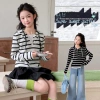 Áo Hoodie nữ LeTong sọc hai mảnh phong cách xuân thu, giảm 20% - Giá 492.966₫ 2