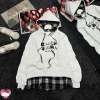 Áo Hoodie Nữ Nỉ Mũ Pha Kẻ Chất Ấm Dày Dặn, Mềm Mại, Quảng Châu Giảm 370.500₫ 3