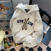 Áo Hoodie Nữ Xám Nhạt Oversize In Thỏ Hoạt Hình 320gsm 100% Cotton - RTOML 159.999₫