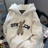Áo Hoodie Nữ Xám Nhạt Oversize In Thỏ Hoạt Hình 320gsm 100% Cotton - RTOML 159.999₫ 5