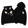 Áo Hoodie Nữ Xám Nhạt Tai Mèo và Hình Mèo Cartoon Dễ Thương - Trendy RTOML 6