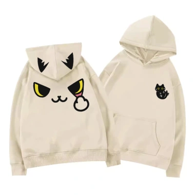 Áo Hoodie Nữ Xám Nhạt Tai Mèo và Hình Mèo Cartoon Dễ Thương - Trendy RTOML 7 Áo Hoodie Nữ Xám Nhạt Tai Mèo và Hình Mèo Cartoon Dễ Thương - Trendy RTOML 7