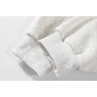 Áo Hoodie Nữ Xám Nhạt Tai Mèo và Hình Mèo Cartoon Dễ Thương - Trendy RTOML