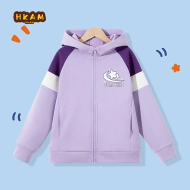 Áo Hoodie Trẻ Em HKAM Dây Kéo Thời Trang In Ngôi Sao - Đồ Khoác Đơn Giản, Giá Ưu Đãi 10