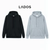 Áo hoodie unisex ulzzang trơn LADOS 9.064 - Nỉ cotton dày dặn, ấm áp, 259k