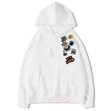 Áo Hoodie Unisex Xám Mềm Mại 350GSM In Nhiều Thiết Kế Streetwear Giá 99k Giảm Đến 121k 5