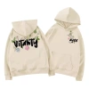 Áo Hoodie Unisex Xám Mềm Mại In Chữ VITALITY Hoa Văn Phong Cách Streetwear - 99k 7