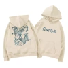 Áo Hoodie Unisex Xám Mềm Mại In Hình Bướm Trendy Thời Trang Streetwear - 99k 7