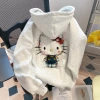 Áo Hoodie Unisex Xám Mềm Mại In Mèo Hoạt Hình Streetwear Trendy RTOML Giá 99.000₫ 3