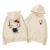 Áo Hoodie Unisex Xám Mềm Mại In Mèo Hoạt Hình Streetwear Trendy RTOML Giá 99.000₫ 7