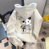 Áo Hoodie Xám Mềm Mại In Mèo Con Hoạt Hình Trendy Hai Phòng RTOML 99k 3
