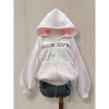 Áo hoodie zip form rộng thêu chữ Hello Kitty dễ thương, giá chỉ 174.600₫ 7
