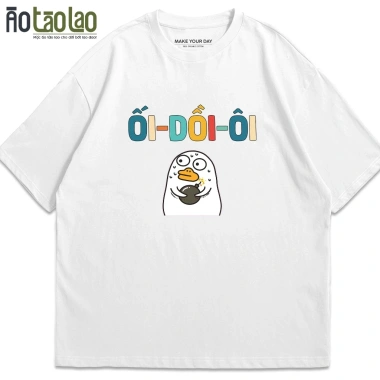 Áo In Chữ Hài Hước Ối Dồi Ôi - Meme Oversize Cotton 100% Nam Nữ Giá Ưu Đãi