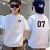 Áo in hình Unisex 3/4-13/14 tuổi COD2.025, cổ thuyền ngắn tay, cotton cao cấp, giảm giá 20% 2