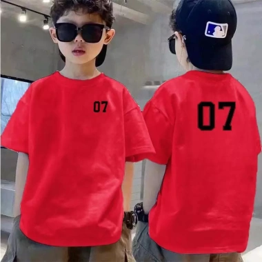 Áo in hình Unisex 3/4-13/14 tuổi COD2.025, cổ thuyền ngắn tay, cotton cao cấp, giảm giá 20%