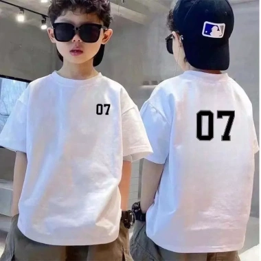 Áo in hình Unisex 3/4-13/14 tuổi COD2.025, cổ thuyền ngắn tay, cotton cao cấp, giảm giá 20%