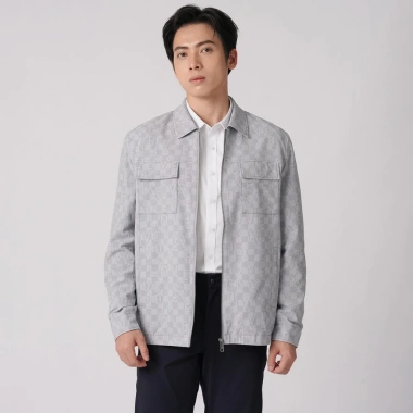 Áo jacket cổ bẻ nam Vulcano công sở - Họa tiết mono thời trang cao cấp RT.25.A5, giá 1.399.000₫ 9