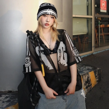 Áo Jersey Lưới Khóa Kéo NEWSEVEN Form Rộng Unisex - Thoáng Mát, Giá 250k