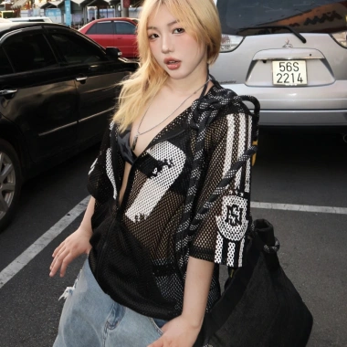 Áo Jersey Lưới Khóa Kéo NEWSEVEN Form Rộng Unisex - Thoáng Mát, Giá 250k 2 Áo Jersey Lưới Khóa Kéo NEWSEVEN Form Rộng Unisex - Thoáng Mát, Giá 250k 2