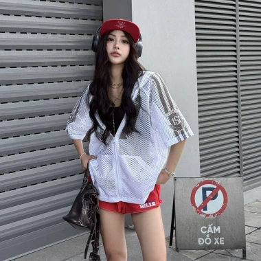 Áo Jersey Lưới Khóa Kéo NEWSEVEN Form Rộng Unisex - Thoáng Mát, Giá 250k 6 Áo Jersey Lưới Khóa Kéo NEWSEVEN Form Rộng Unisex - Thoáng Mát, Giá 250k 6