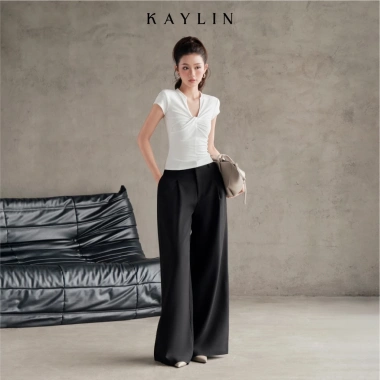 Áo KAYLIN cổ V xoắn ngực thun co giãn cá tính - BST 11/2.025, giảm còn 314k 3 Áo KAYLIN cổ V xoắn ngực thun co giãn cá tính - BST 11/2.025, giảm còn 314k 3