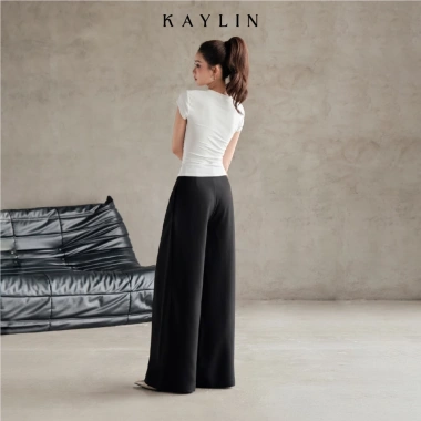 Áo KAYLIN cổ V xoắn ngực thun co giãn cá tính - BST 11/2.025, giảm còn 314k