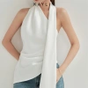 Áo KAYLIN cổ yếm chiết eo lụa nhũ ánh kim thanh lịch BST Thu Đông 2.025 - Giá giảm còn 410.000 VND 9