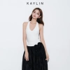 Áo KAYLIN cổ yếm cột nơ ôm form thun lụa cá tính - BST Hè 2.025, giảm còn 338k