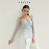 Áo Kaylin cụp ngực tay dài, lưới ren và thun co giãn, gợi cảm BST Thu Đông 2.025 4