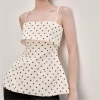 Áo KAYLIN hai dây form ôm xòe, vải bố thái in bi, phong cách hiện đại BST Tháng 3 - Giá ưu đãi 455.000₫ 6