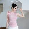 Áo KAYLIN hoa vai thun giãn cá tính BST Hè 2.025 - Giá chỉ 340.000 VND 2