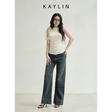 Áo KAYLIN hoa vai thun giãn cá tính BST Hè 2.025 - Giá chỉ 340.000 VND