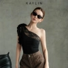 Áo Kaylin lệch vai ren thun poly dẻo - Phong cách cá tính, giảm giá 290.000₫ 5