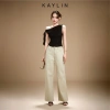 Áo KAYLIN lệch vai thắt nơ, vải thun ren thêu nổi – Cá tính, BST Thu 2.025, chỉ 310k 9