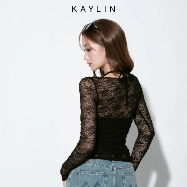 Áo Kaylin lưới tay dài phối yếm 2 dây thun cotton gợi cảm Hè 2.025 - Sale Sốc 221k 5 Áo Kaylin lưới tay dài phối yếm 2 dây thun cotton gợi cảm Hè 2.025 - Sale Sốc 221k 5
