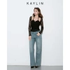 Áo Kaylin lưới tay dài phối yếm 2 dây thun cotton gợi cảm Hè 2.025 - Sale Sốc 221k 6