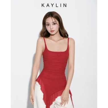 Áo KAYLIN Muse Noir vải thun lưới mịn - BST Hè 2.025, giảm giá 350k 3