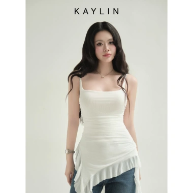 Áo KAYLIN Muse Noir vải thun lưới mịn - BST Hè 2.025, giảm giá 350k 4