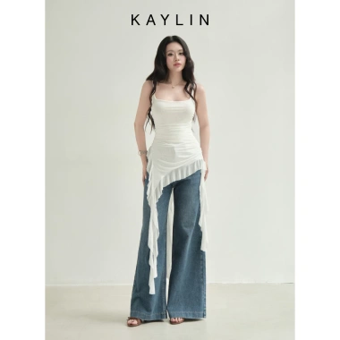 Áo KAYLIN Muse Noir vải thun lưới mịn - BST Hè 2.025, giảm giá 350k 6