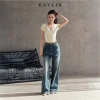 Áo KAYLIN Polo Croptop cổ V thun cotton co giãn, phong cách cá tính - Giá 326.000đ 7