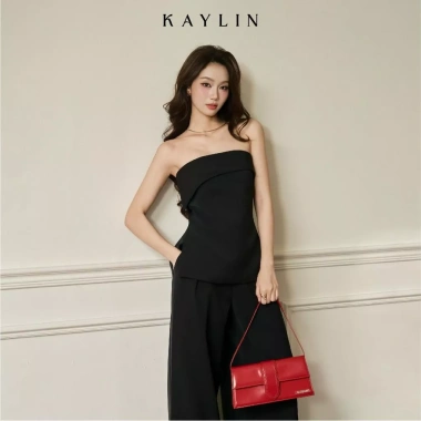 Áo KAYLIN quây form ôm, nhung hàn mềm mại, gợi cảm - Tháng 11 2.025, chỉ 410.000₫