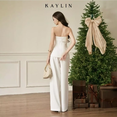 Áo KAYLIN quây form ôm, nhung hàn mềm mại, gợi cảm - Tháng 11 2.025, chỉ 410.000₫